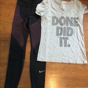 Nike workout set